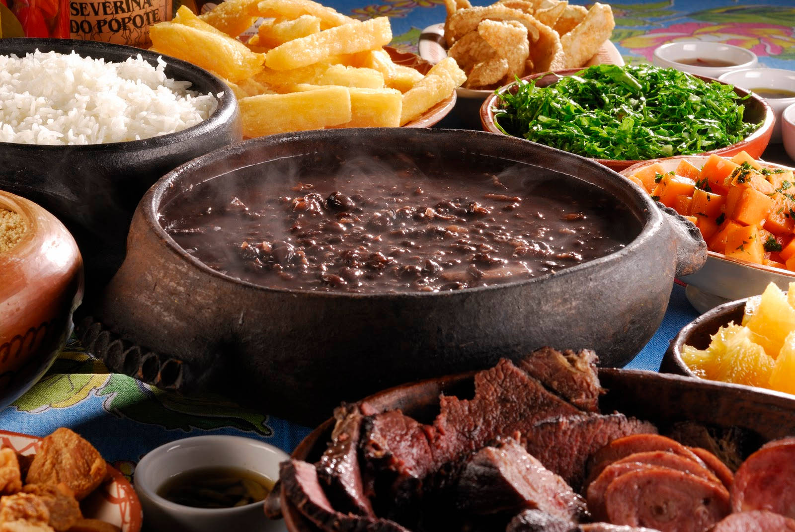 Feijoada From Flames Brazilian Steakhouse Background