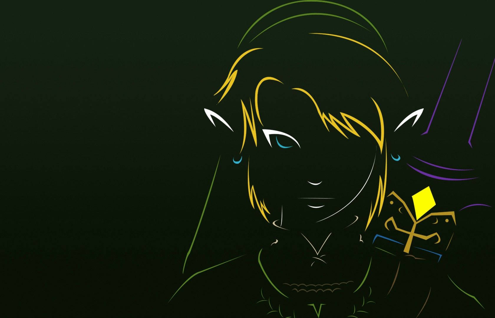 Feisty Zelda Background Cover Background