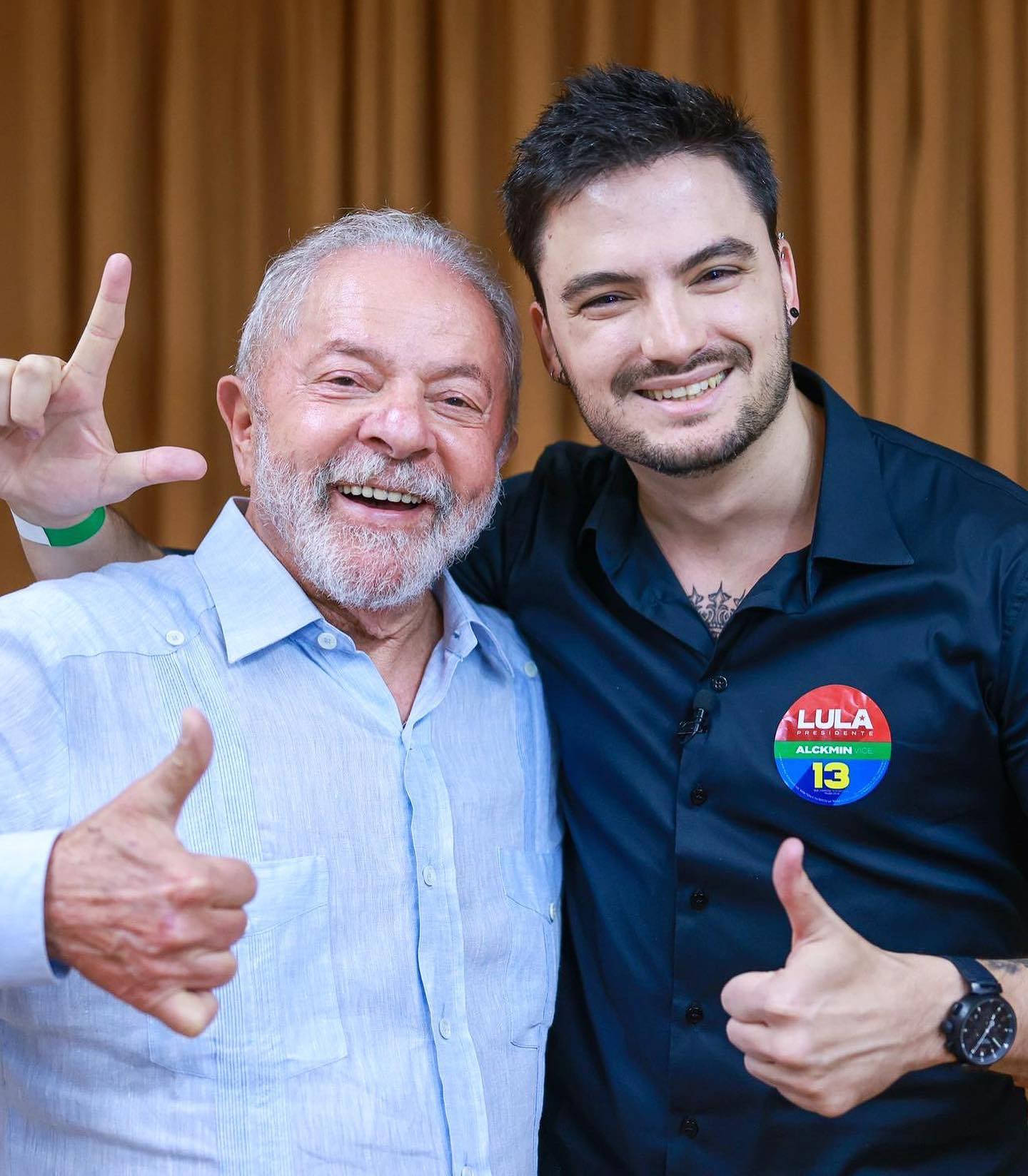 Felipe Neto And President Lula