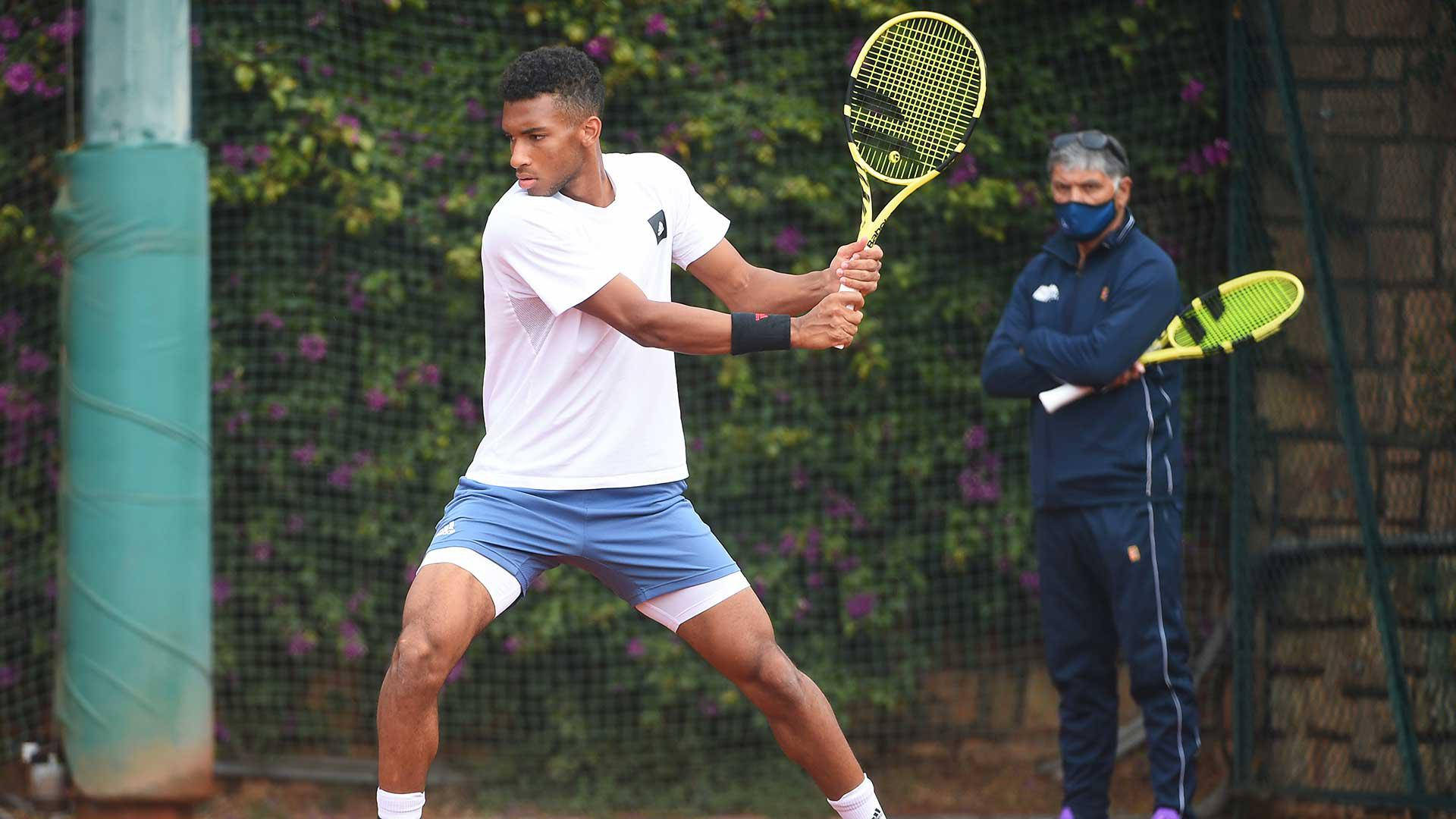 Felix Auger Aliassime Determined Stance