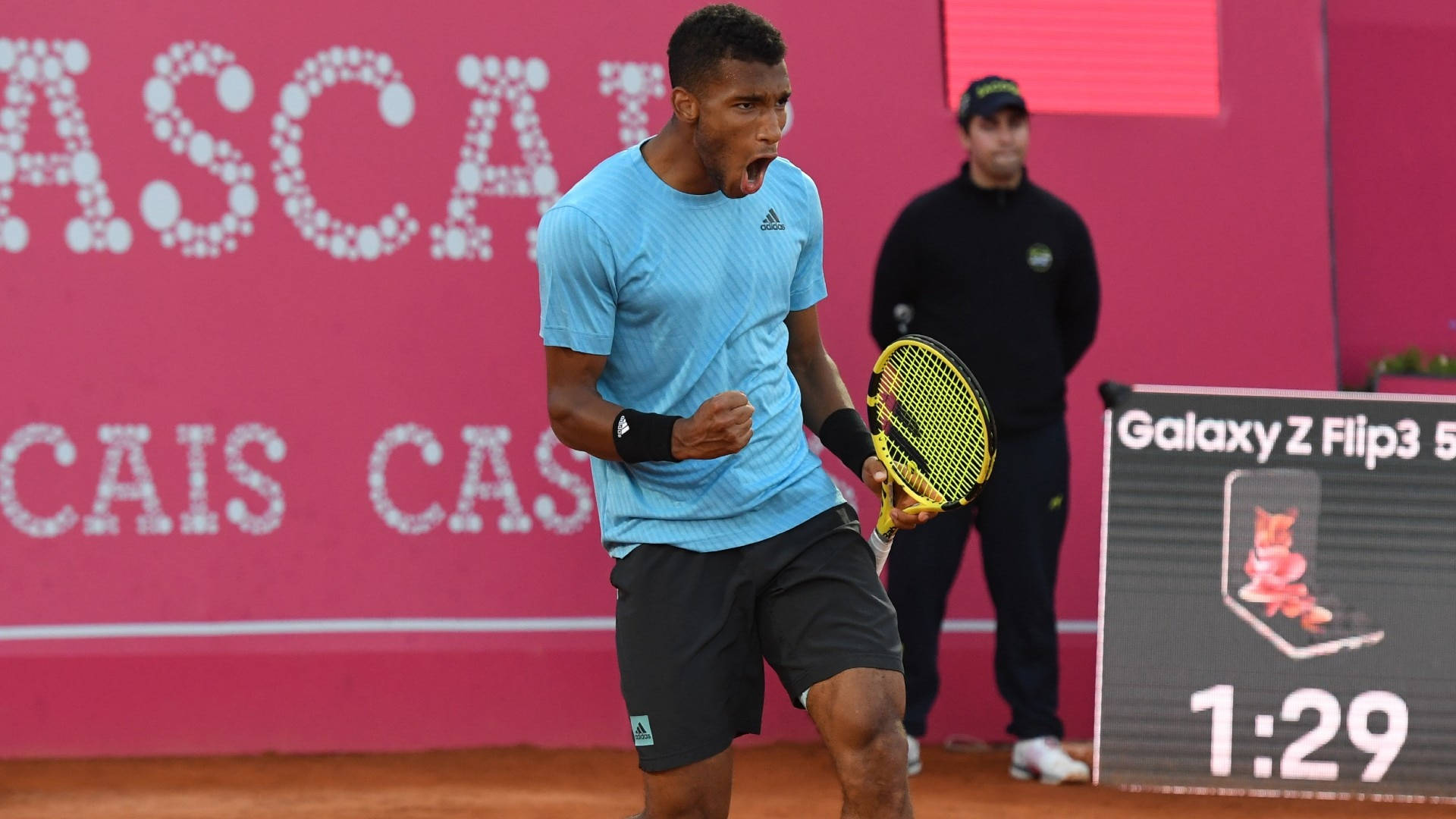 Felix Auger Aliassime Elated Fist Pump