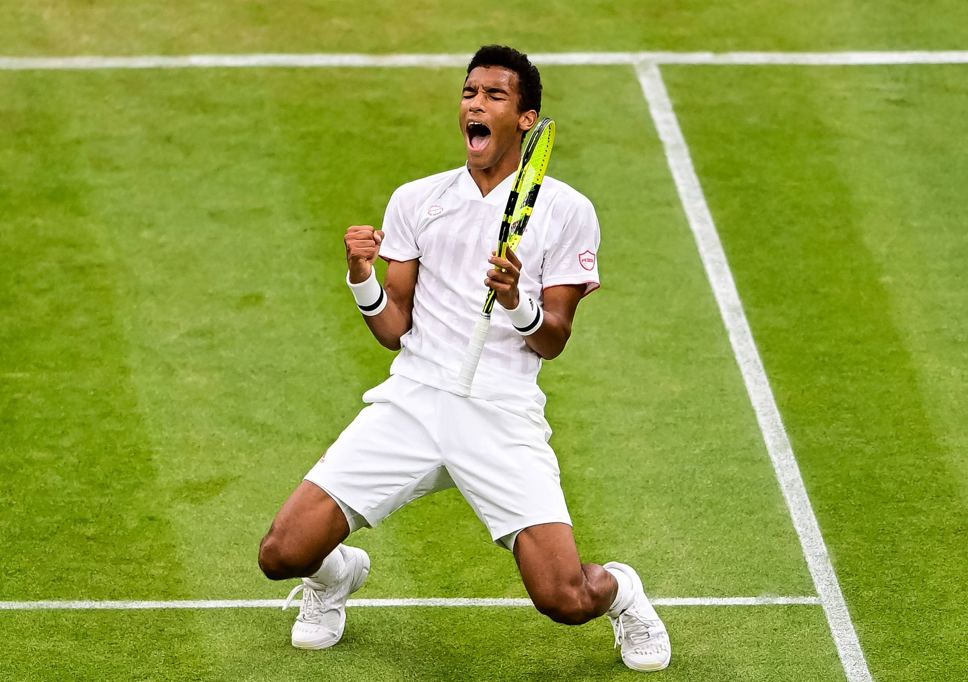 Felix Auger Aliassime Proud Fist Pumps