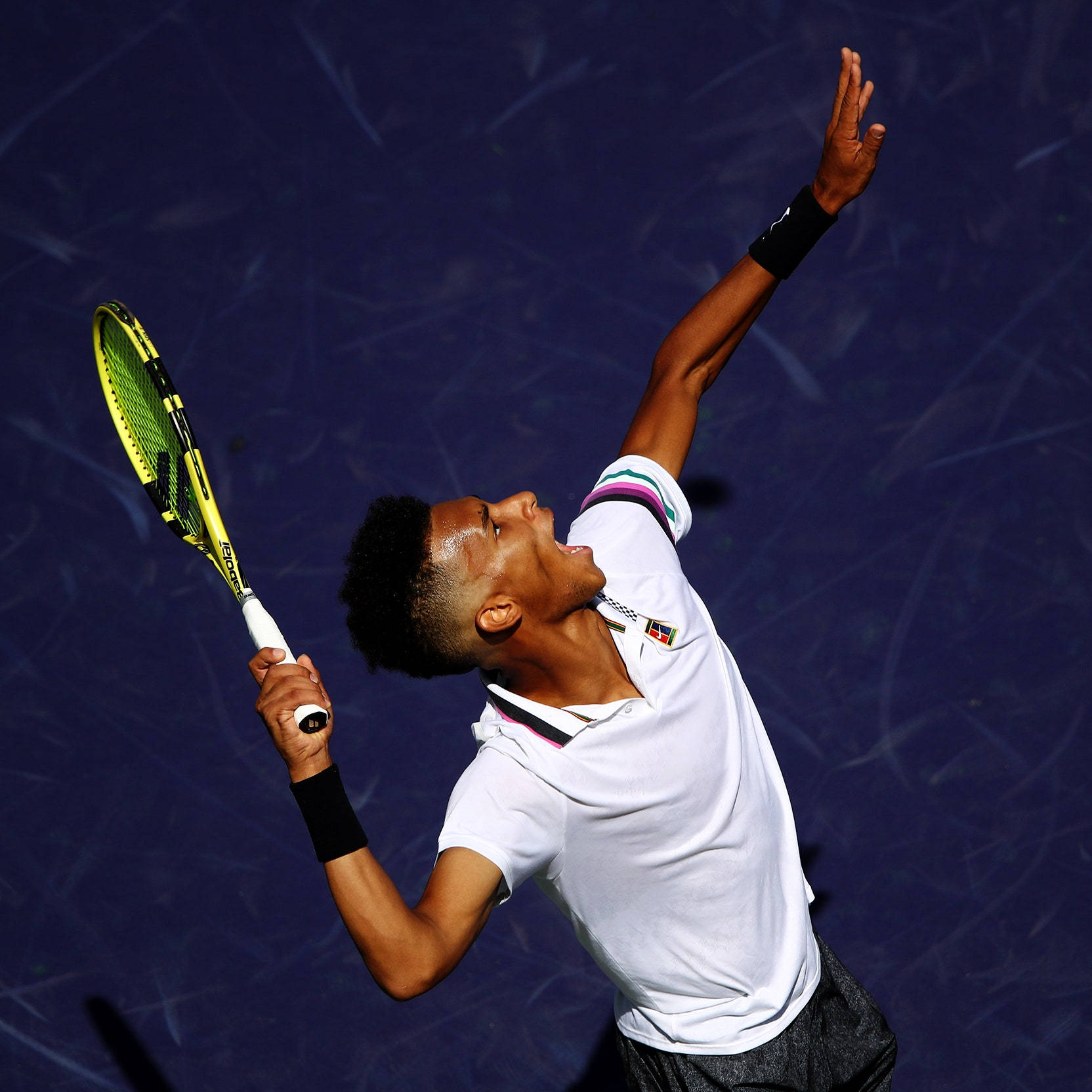 Felix Auger Aliassime Serving Form