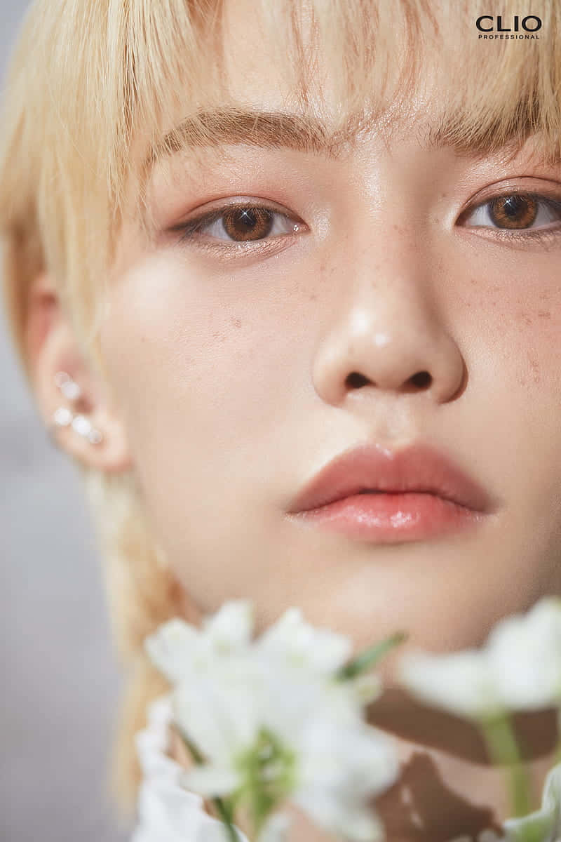 Felix Of K-pop Group Stray Kids Exudes Confidence And Swagger Background