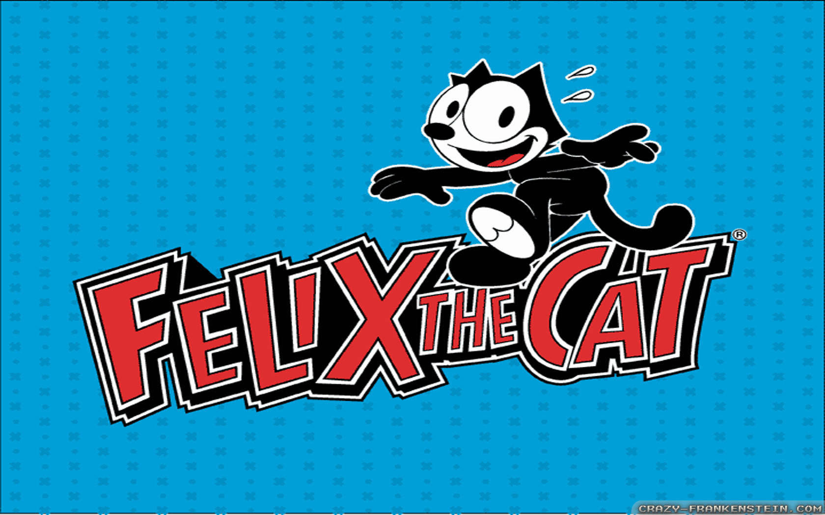 Felix The Cat Blue Desktop Background