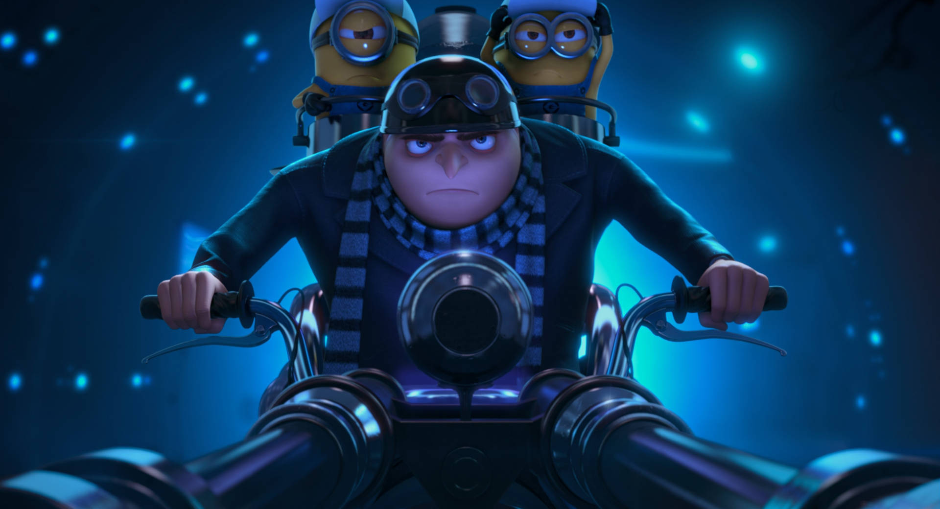 Felonious Gru Driving Motorcycle Despicable Me 3