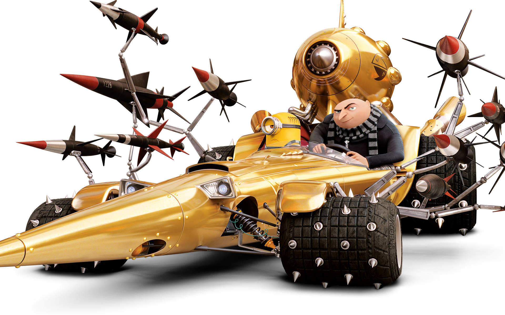 Felonious Gru Riding Minion Rocket Despicable Me 3