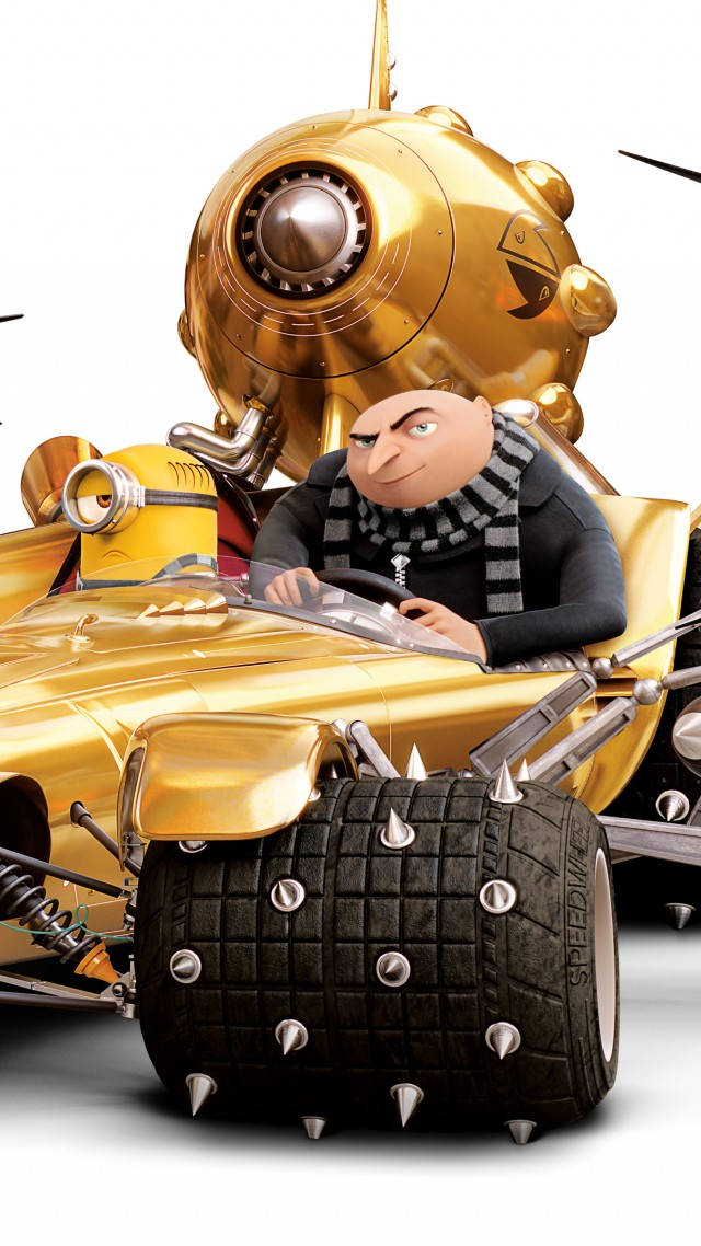 Felonious Gru With Minion Despicable Me 3