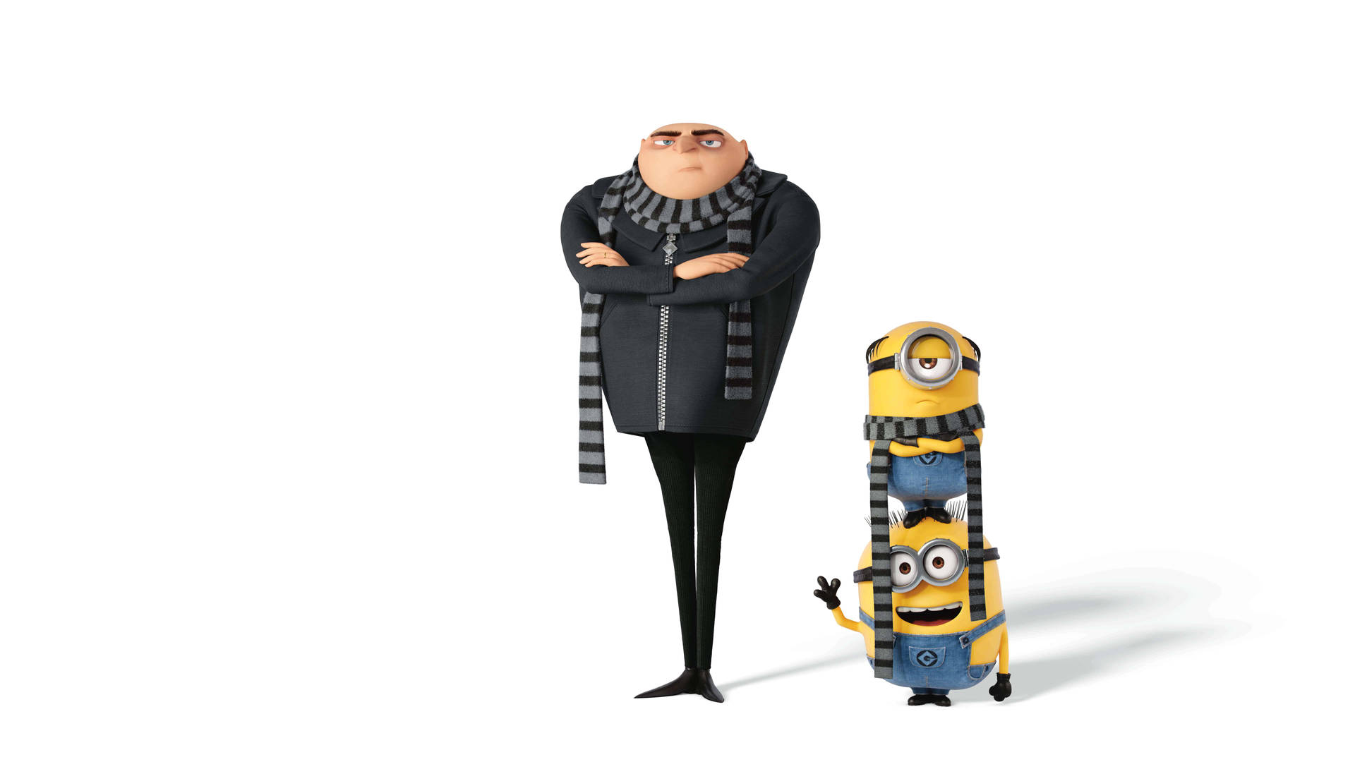 Felonious Gru With Two Minions Despicable Me 3