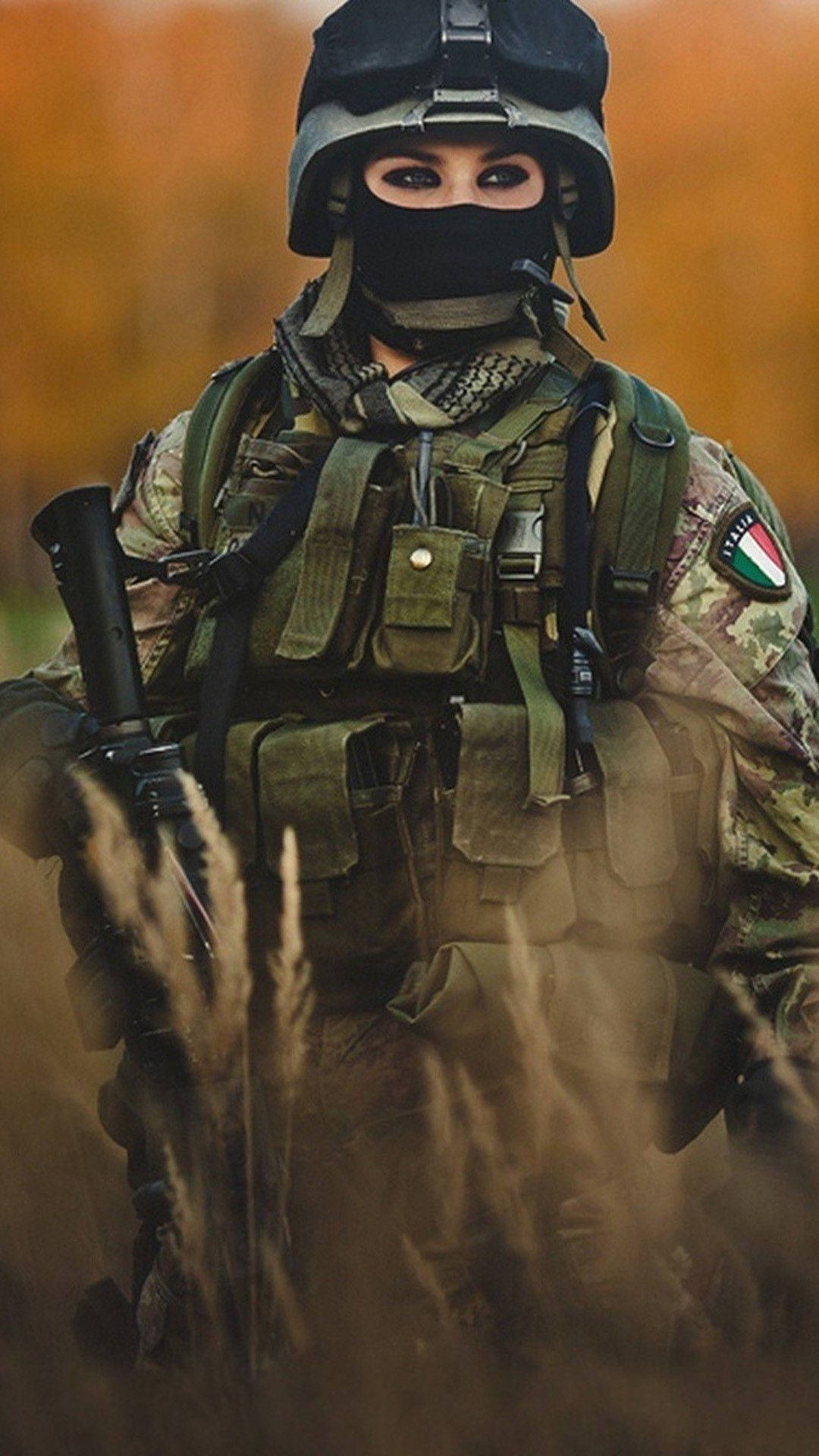 Female Army Background