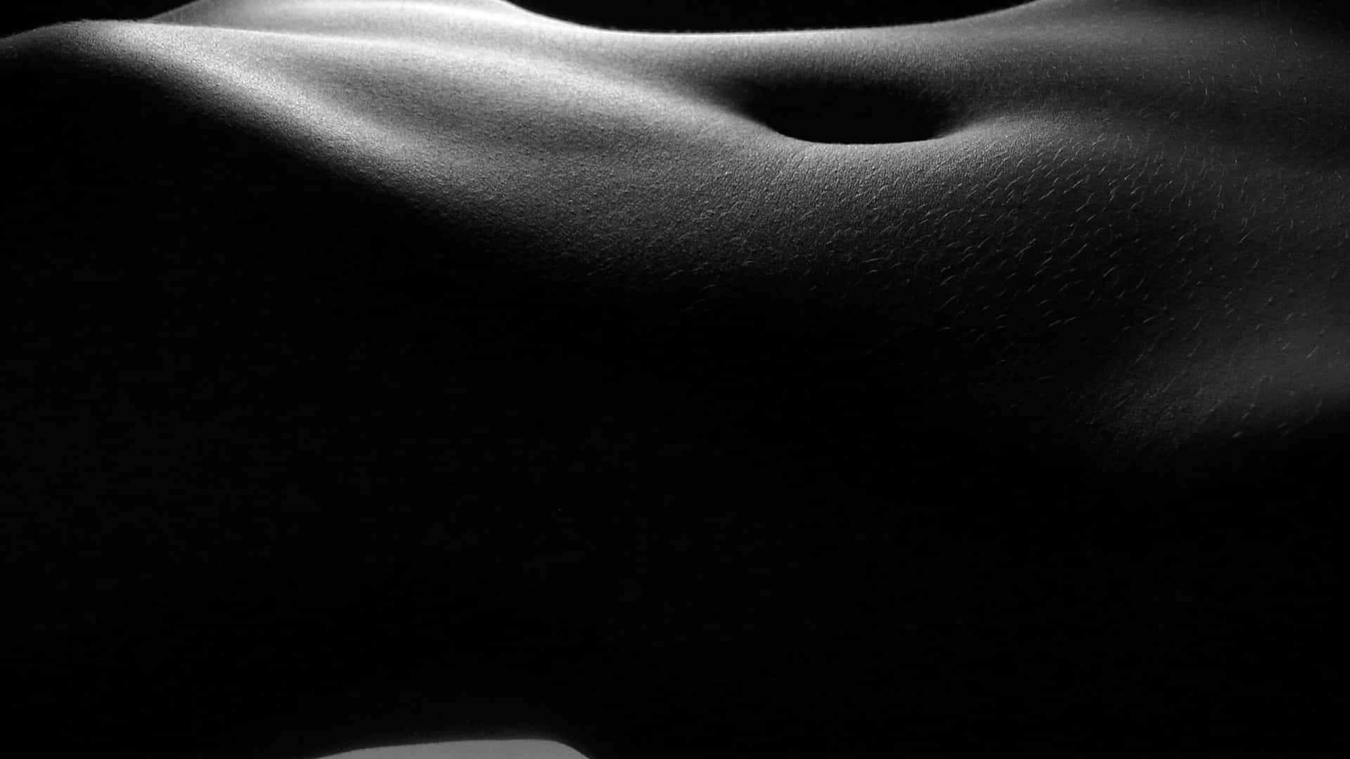 Female Body Black And White Background