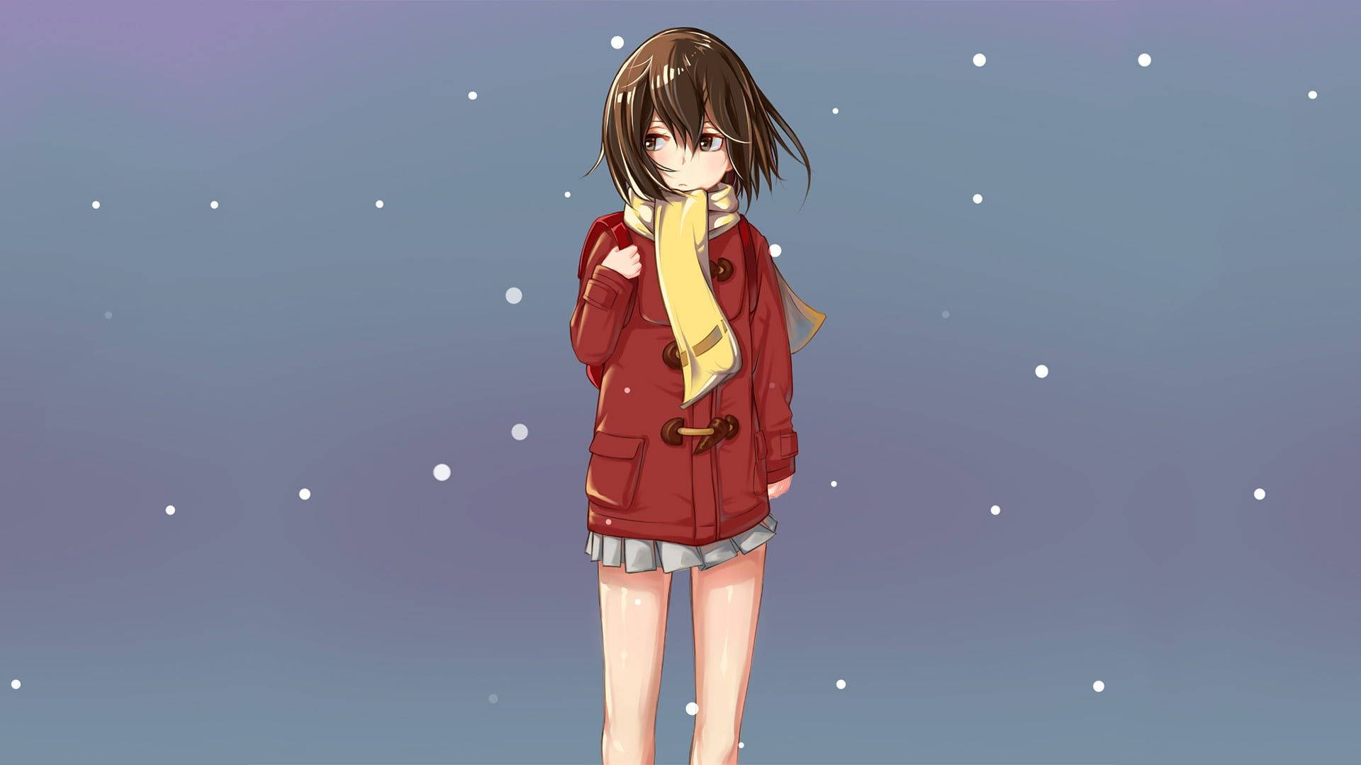 Female Character In Erased Film Background