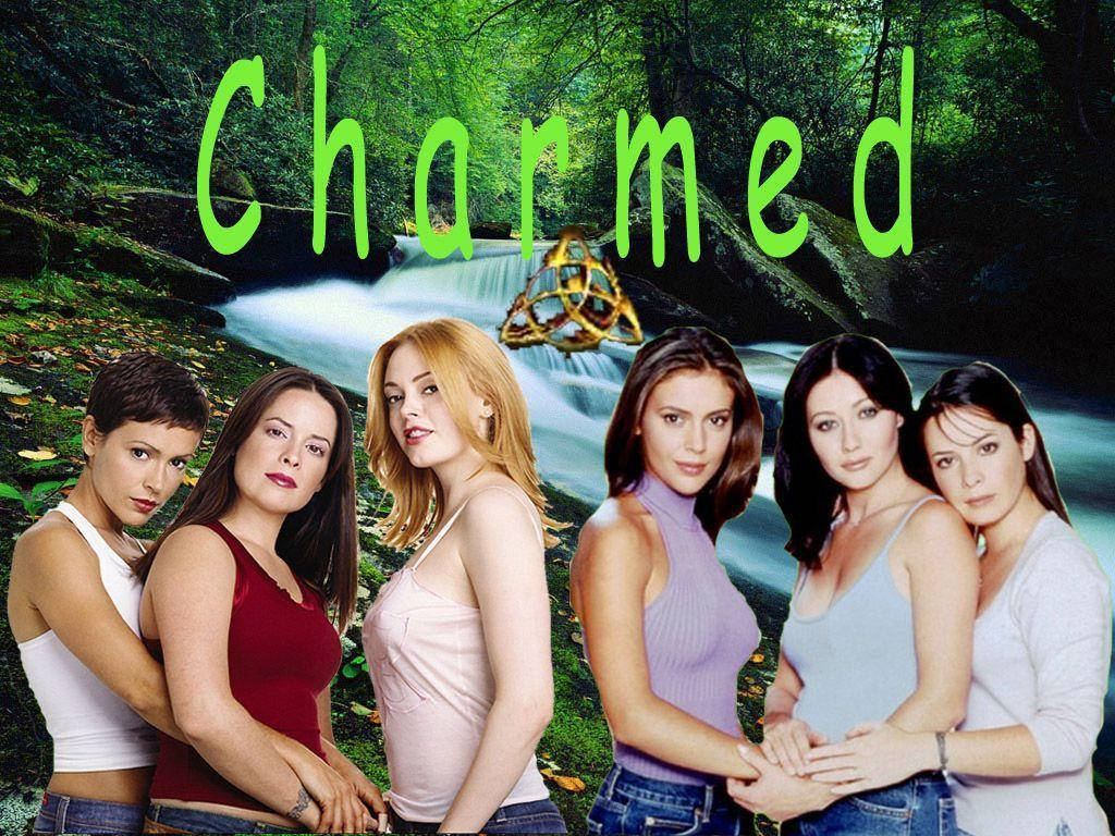 Female Characters Of Charmed Show Background