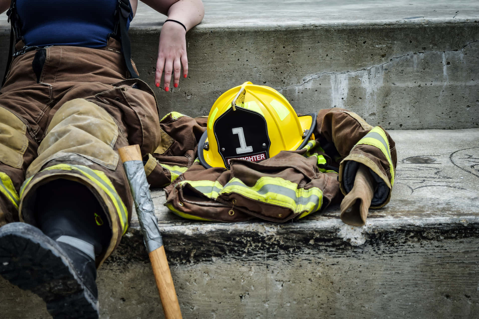 Female Firefighter Career Background