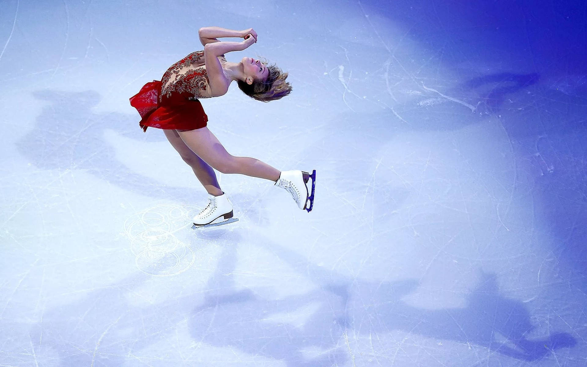 Female Ice Skating