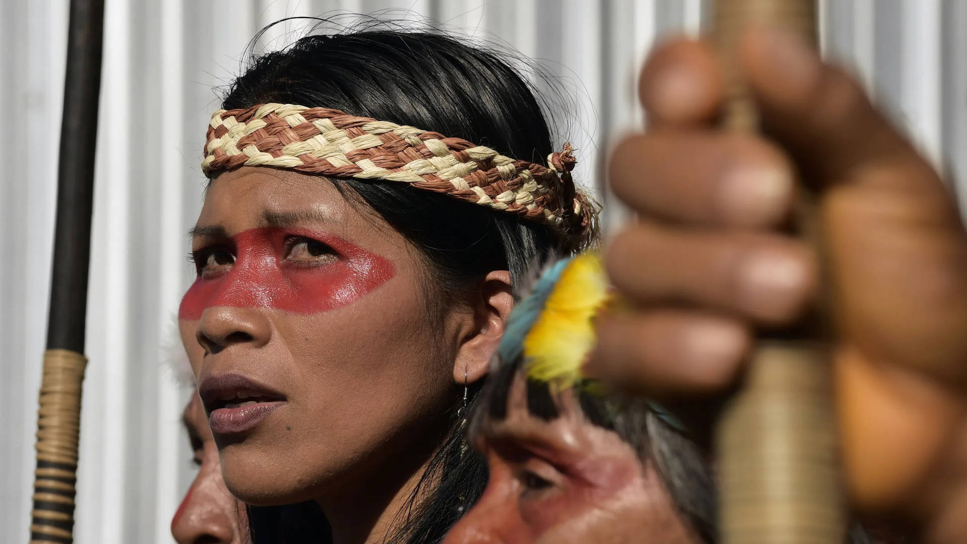 Female Indigent Of Amazonas Background