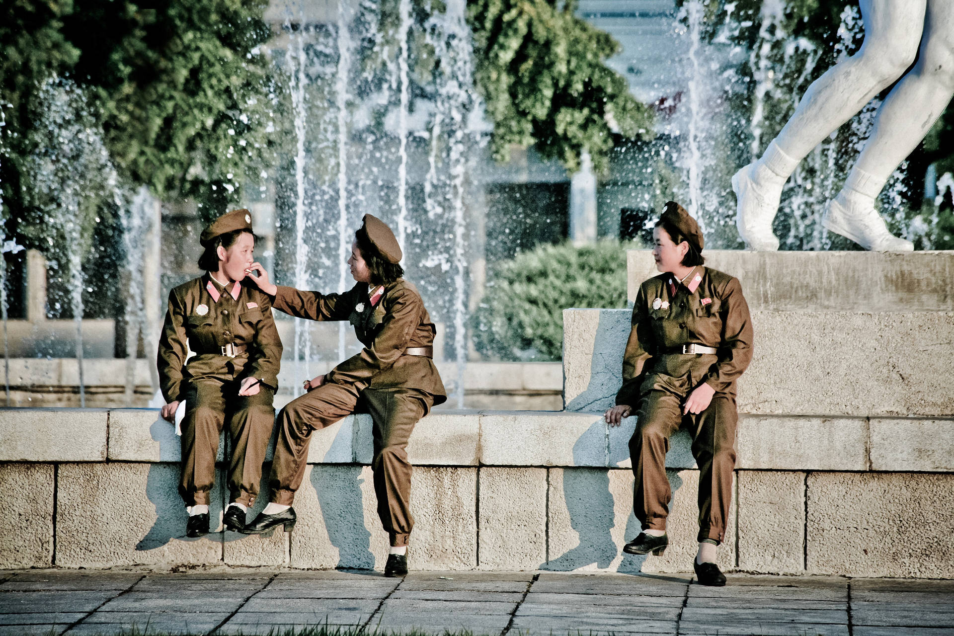 Female Police In Pyongyang