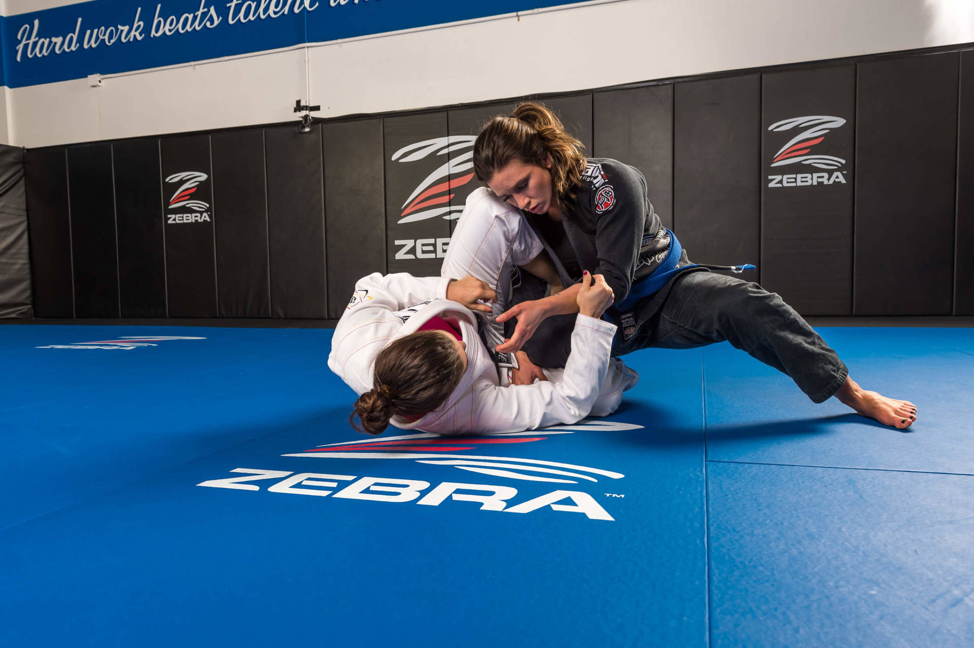 Female Submission Brazilian Jiu-jitsu Background