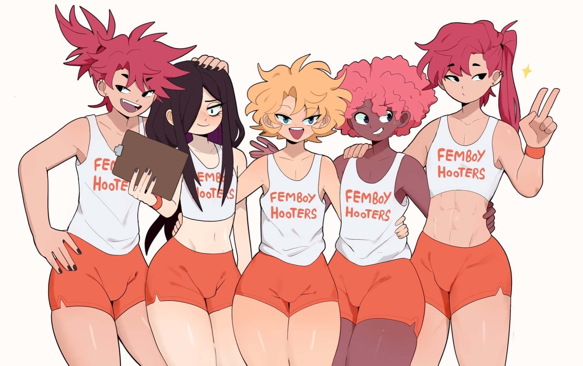 Femboy Hooters Song Yung Waifu Background