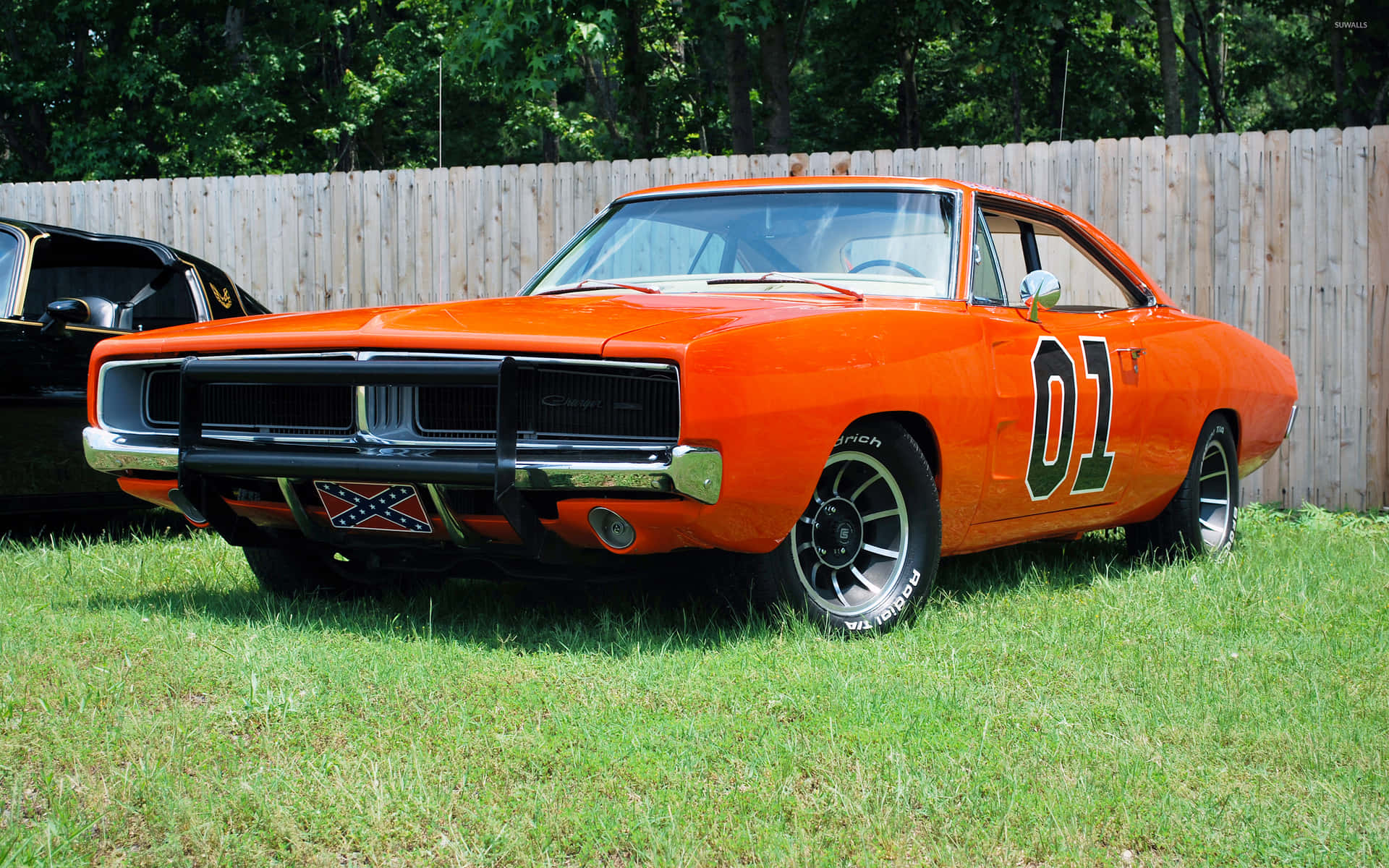 Fence Behind General Lee Car Background