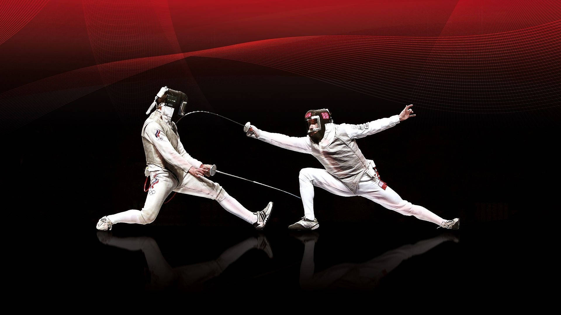 Fencing Match Photography Background