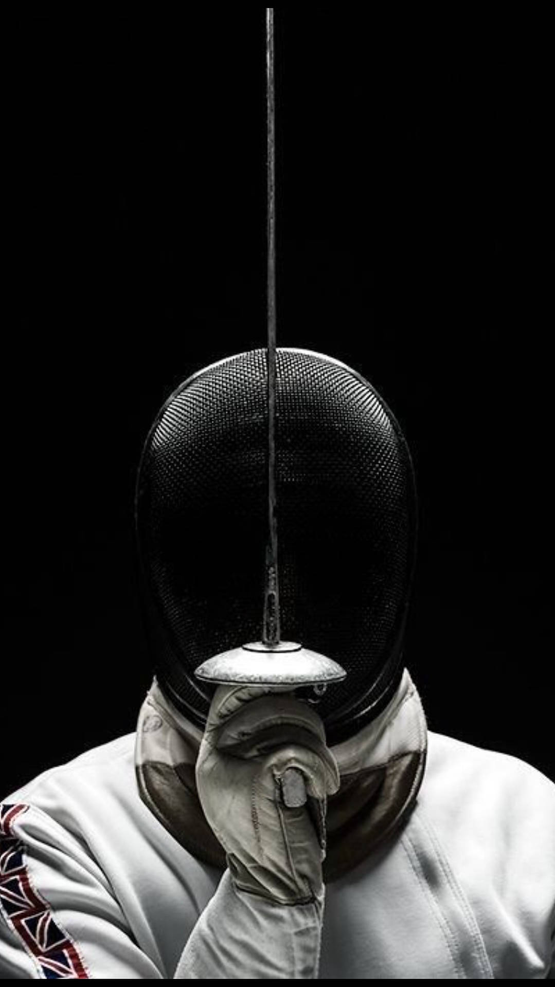 Fencing Sport Close-up Shot Background