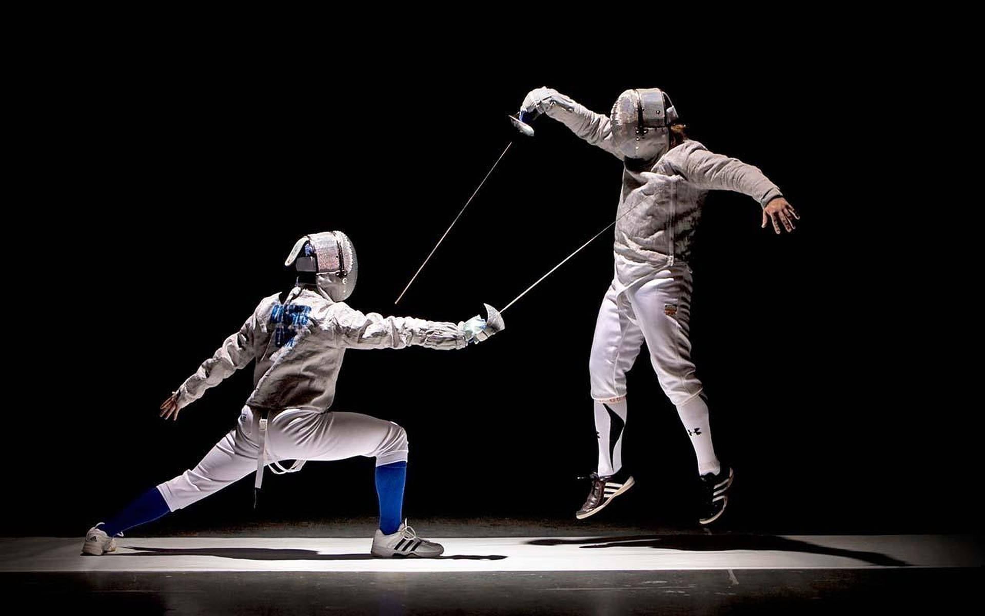 Fencing Sport Match Background