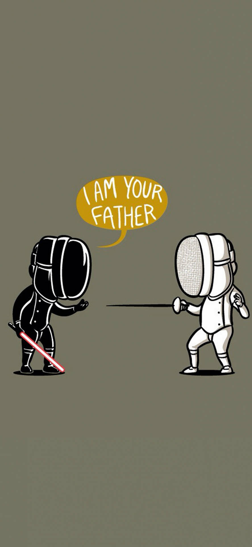 Fencing Star Wars Parody Art