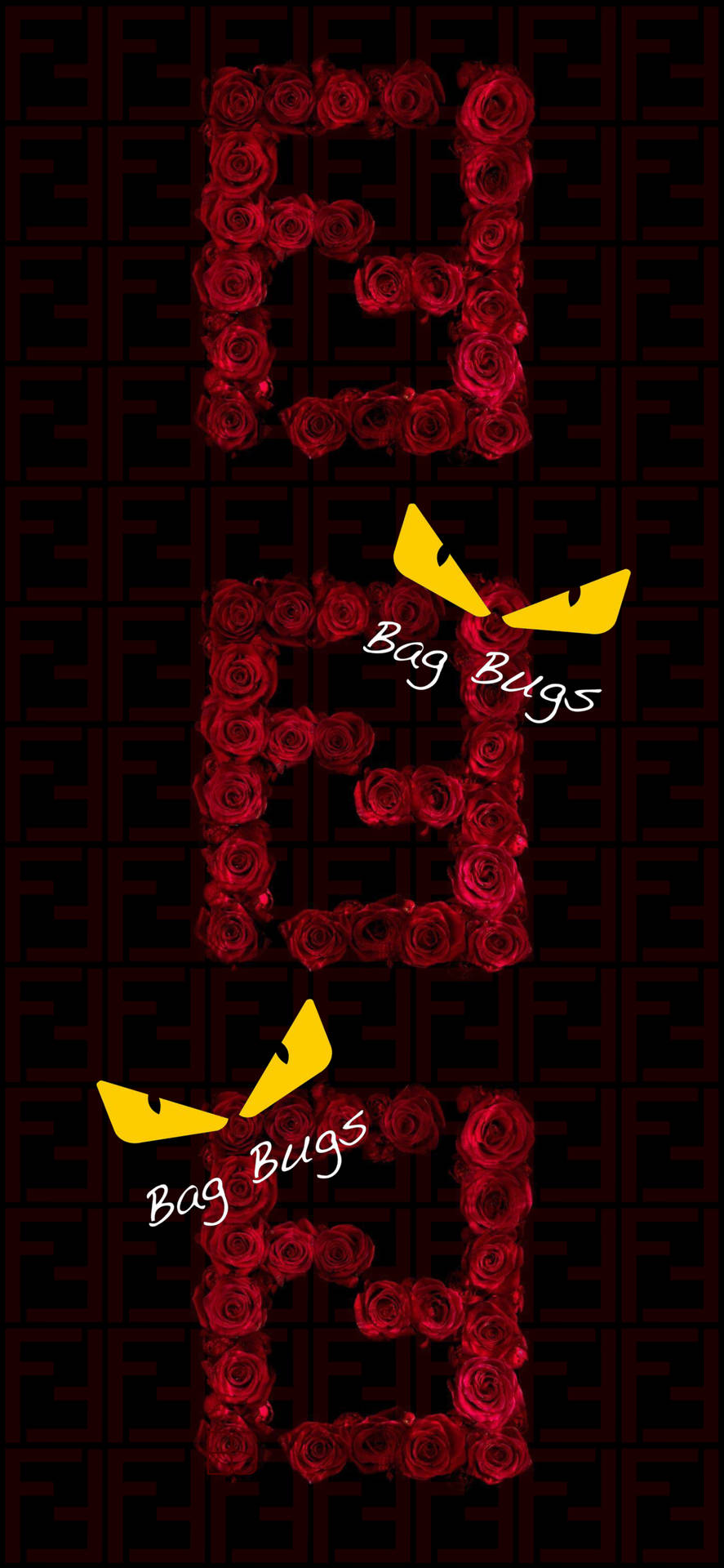 Fendi Bug Bags Background