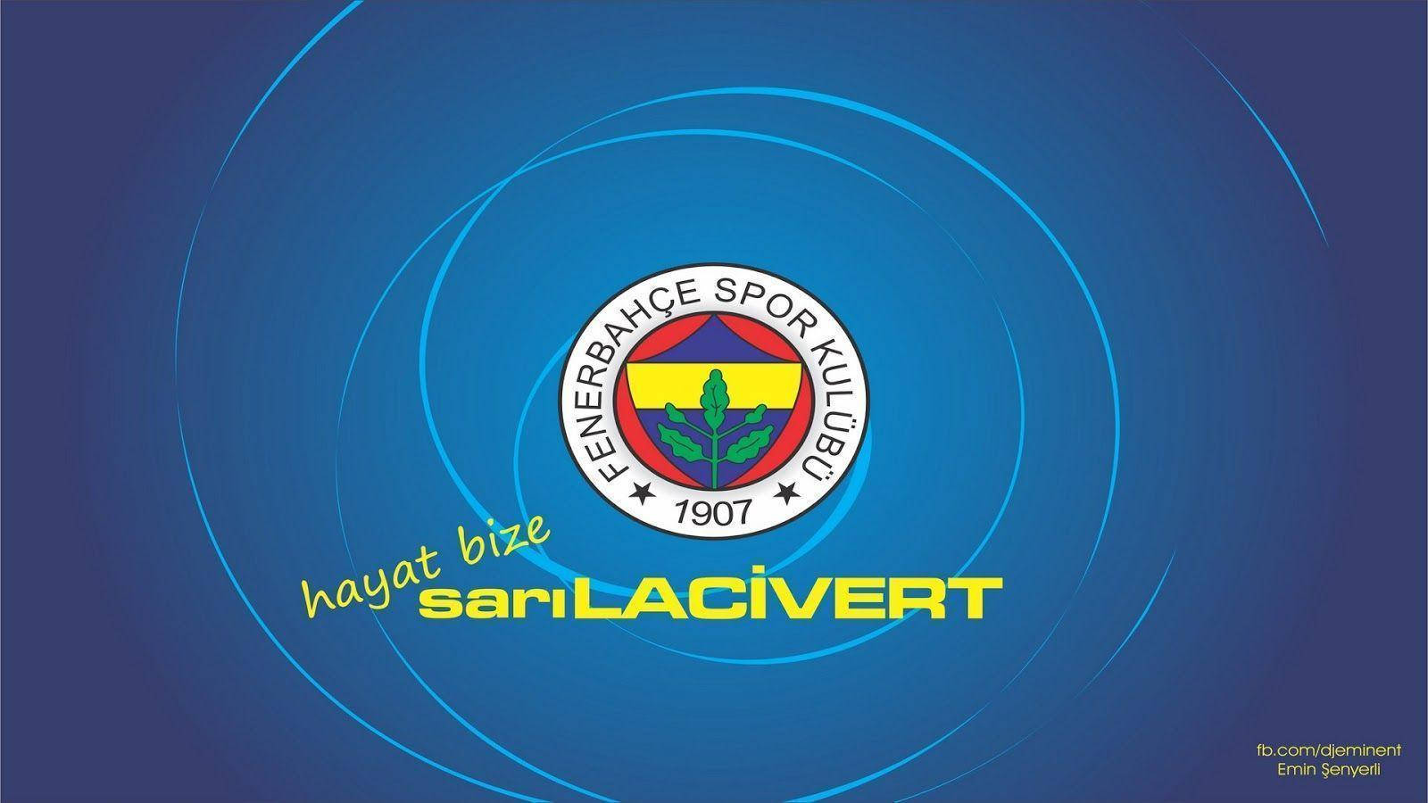 Fenerbahce With Blue Background