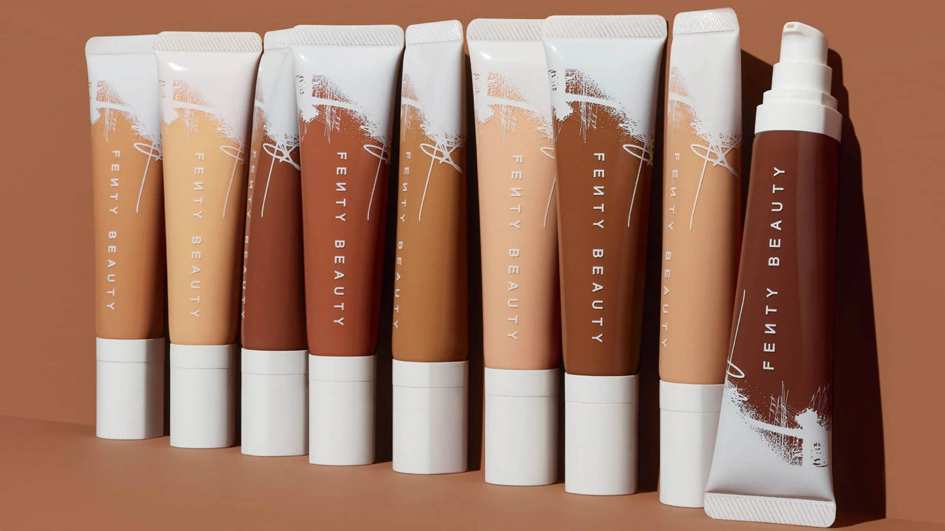 Fenty Hydrating Foundation Shades Background