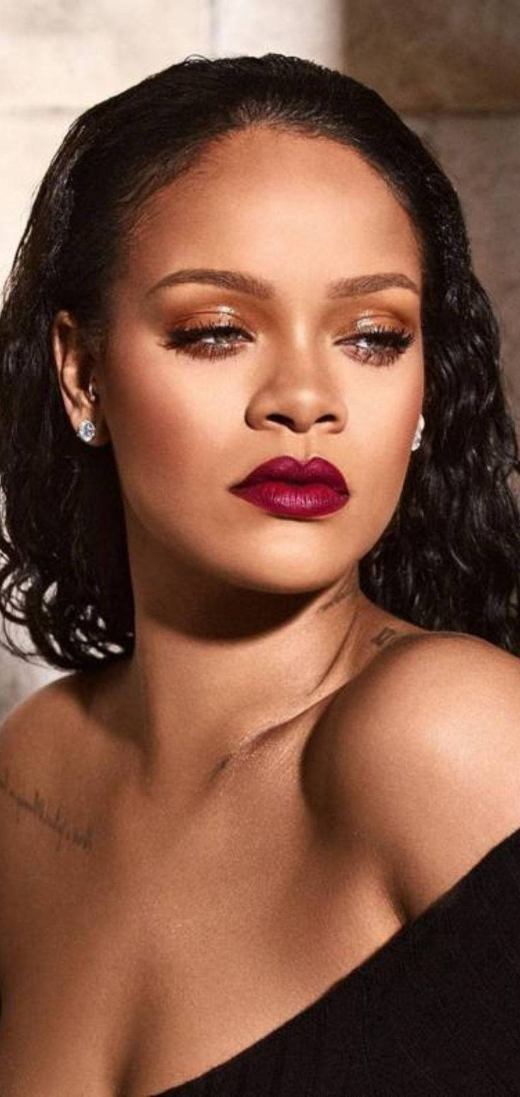 Fenty Rihanna Dark Lipstick Background