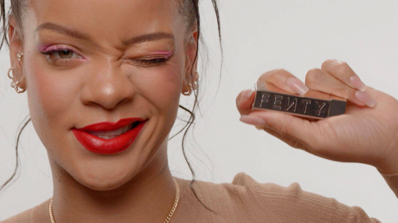 Fenty Rihanna Winking