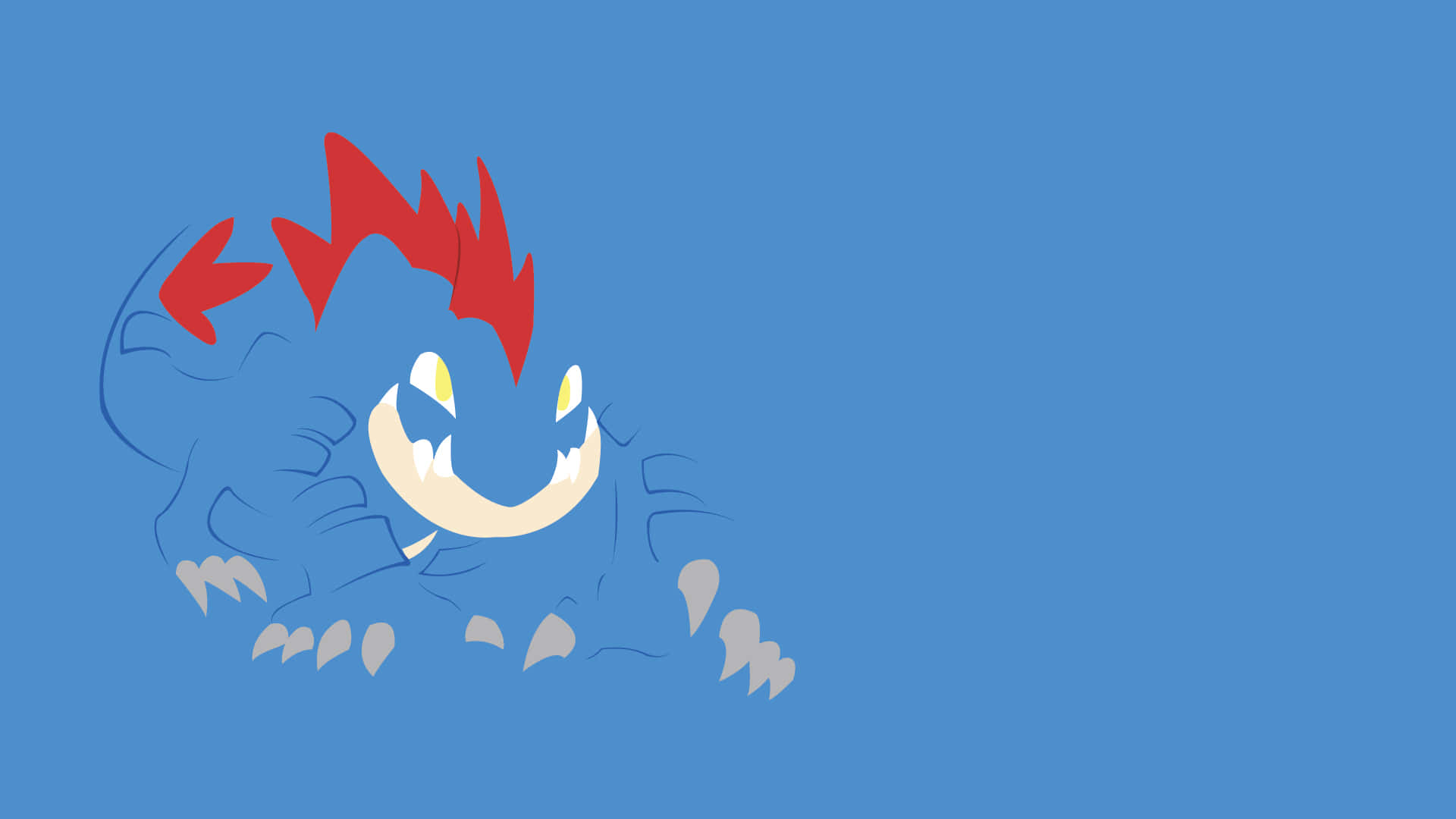 Feraligatr Blending In Background