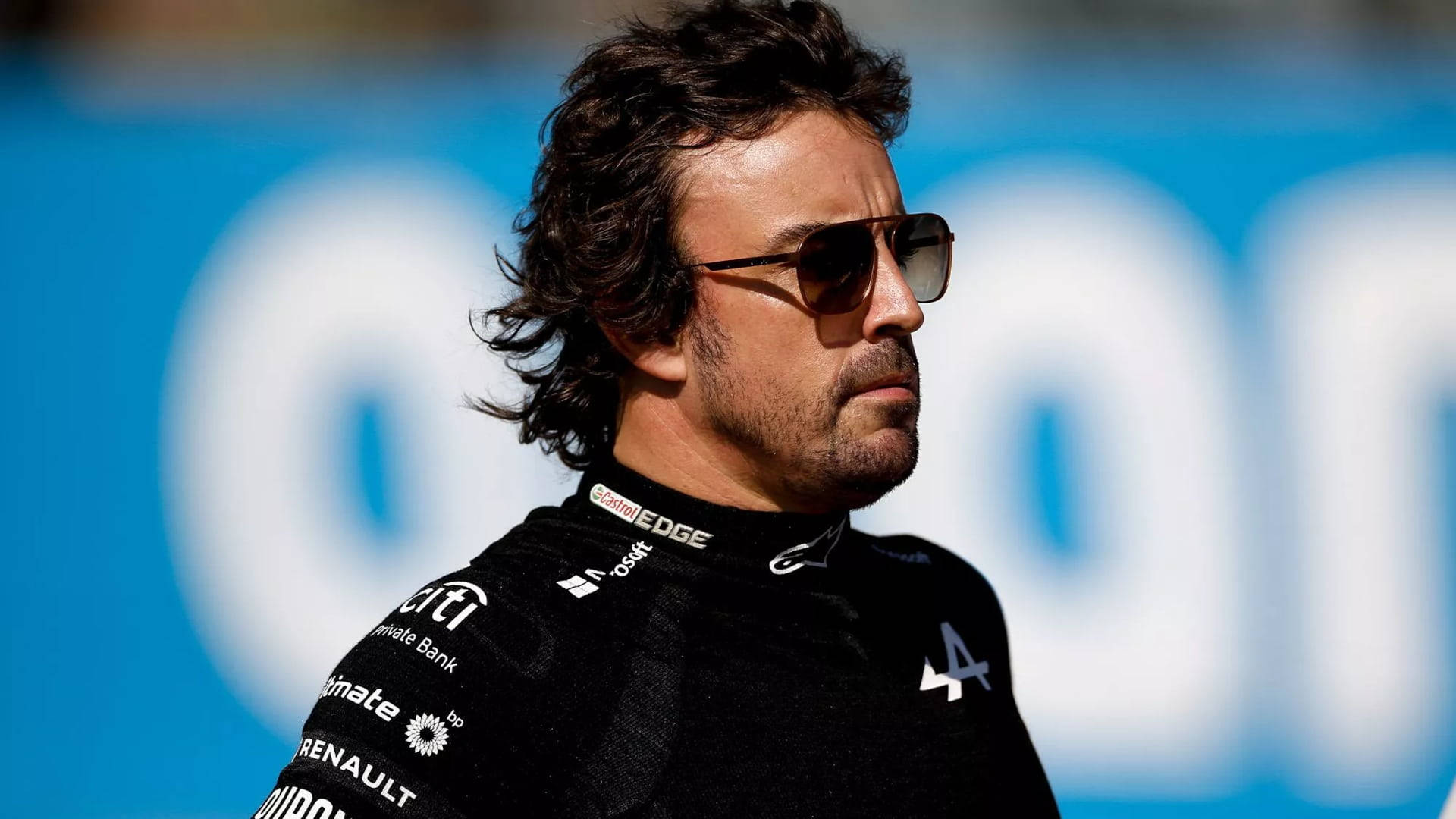 Fernando Alonso Dark Sunglasses