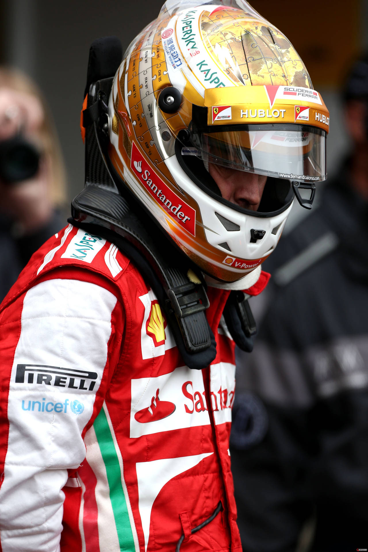 Fernando Alonso Puzzle Helmet