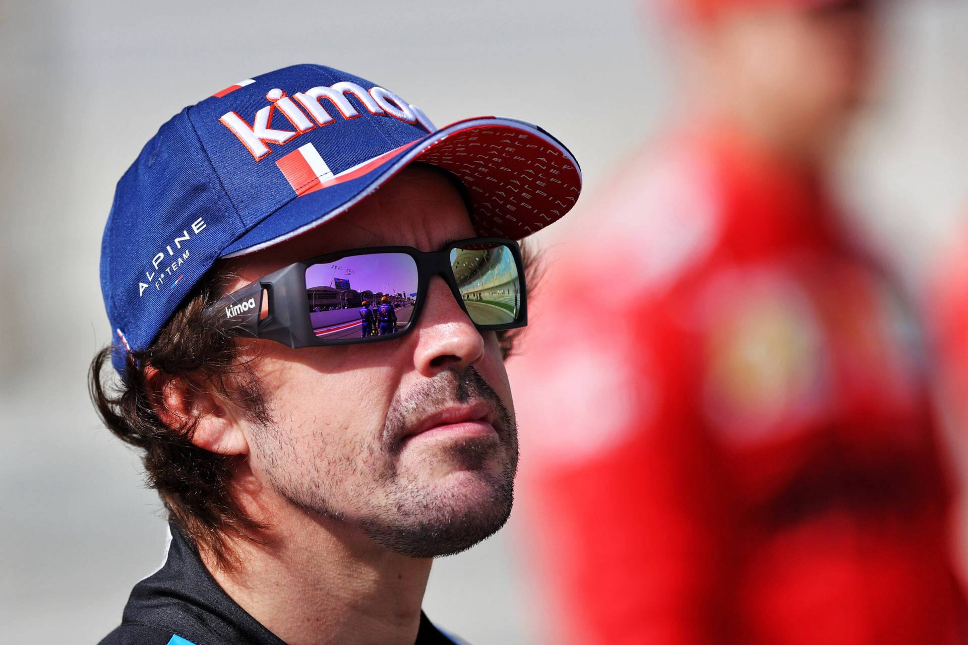 Fernando Alonso Sunglasses Close Up Background