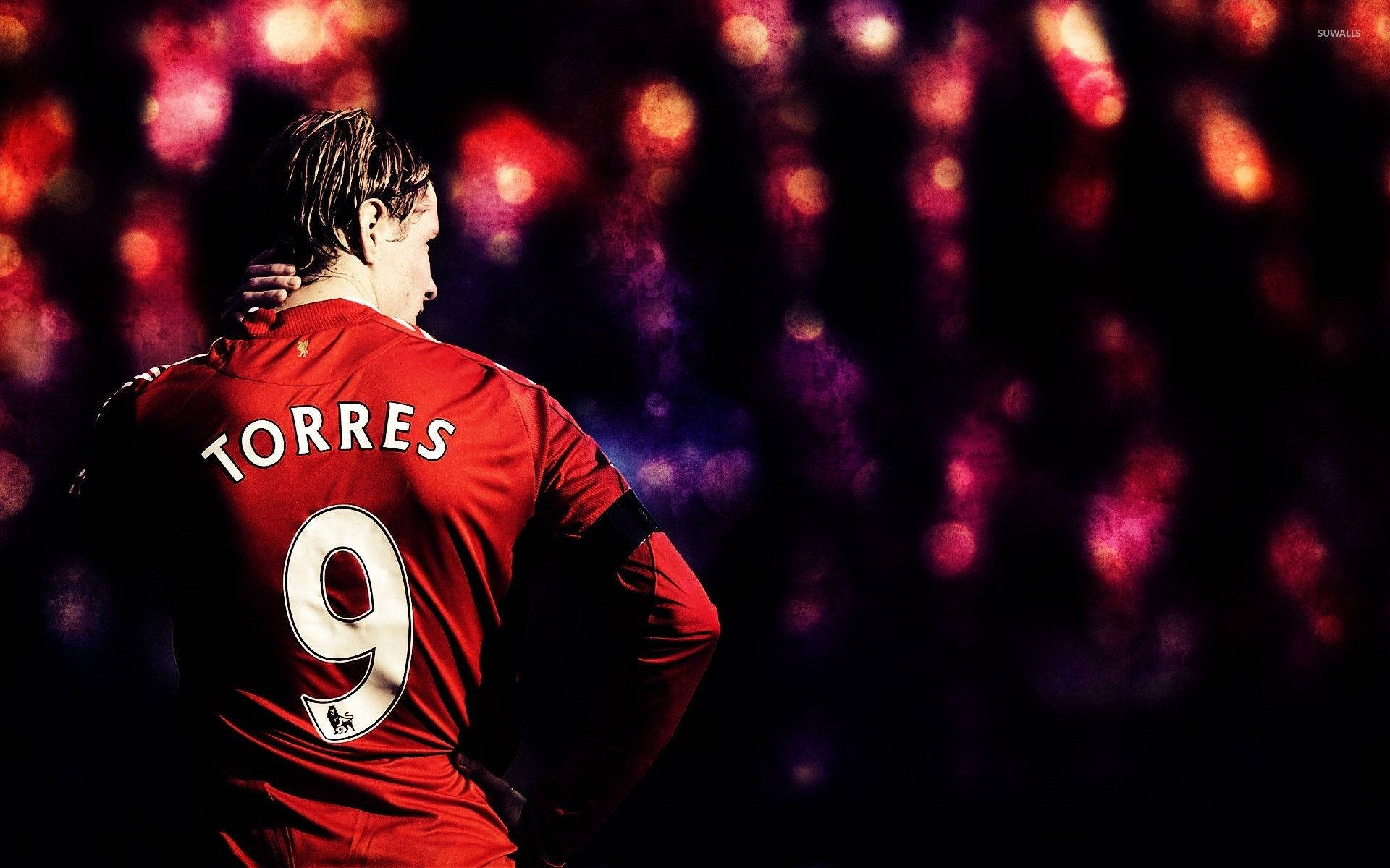 Fernando Torres Player Number 9 Background