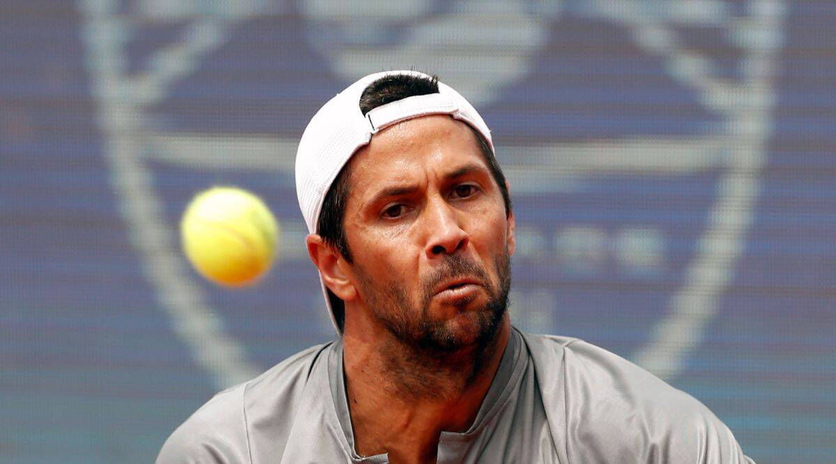 Fernando Verdasco And Ball Background