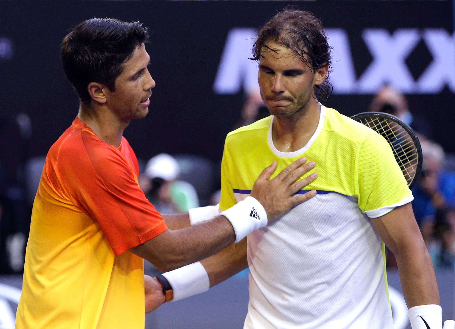 Fernando Verdasco And Rafael Nadal Background