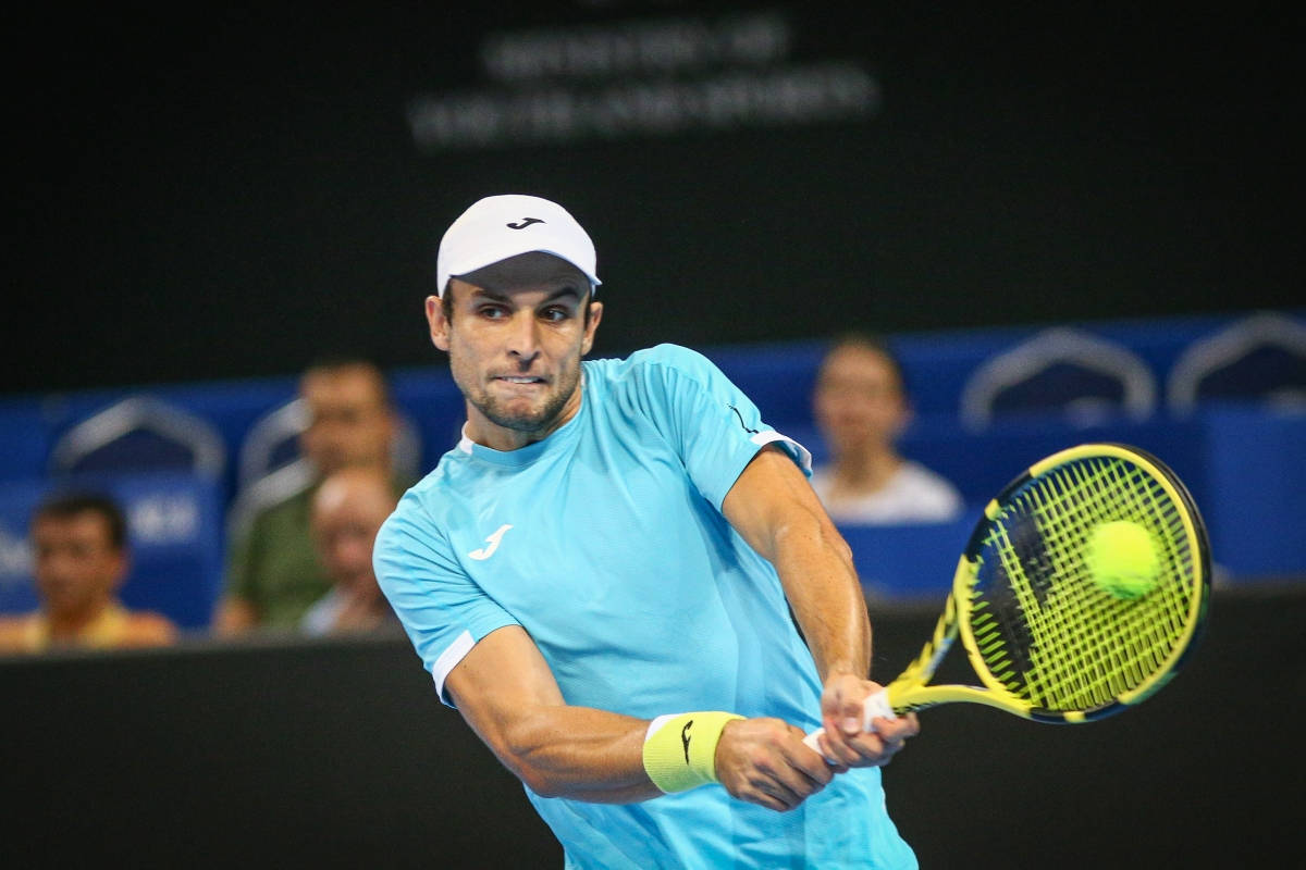 Fernando Verdasco Two-handed Block