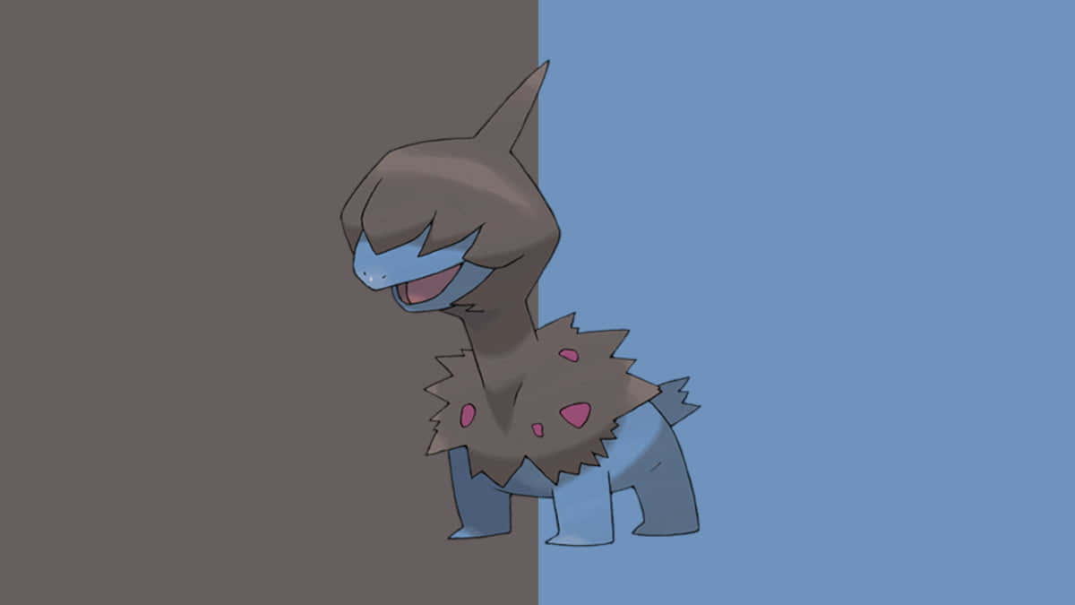 Ferocious Deino Roaring Under The Dark Sky Background