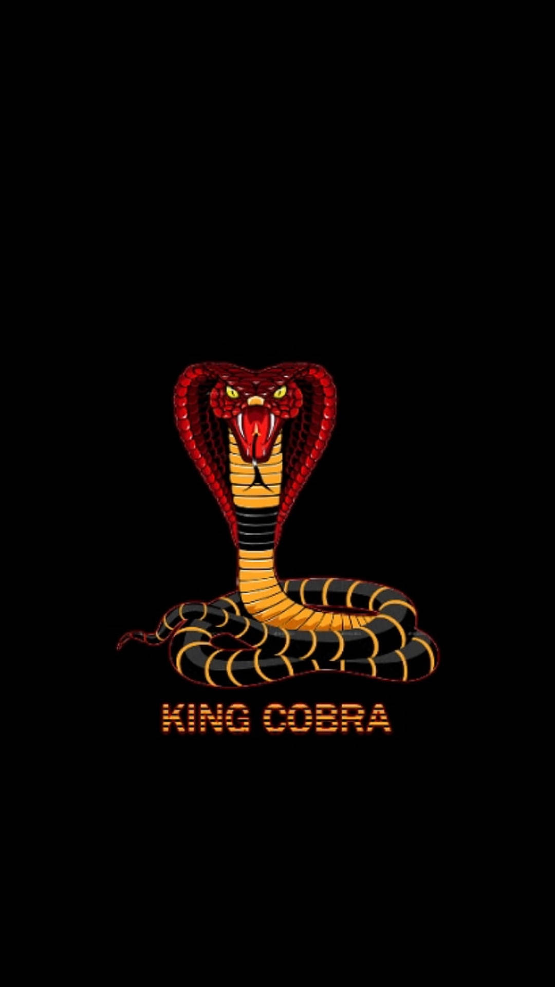 Ferocious King Cobra Background