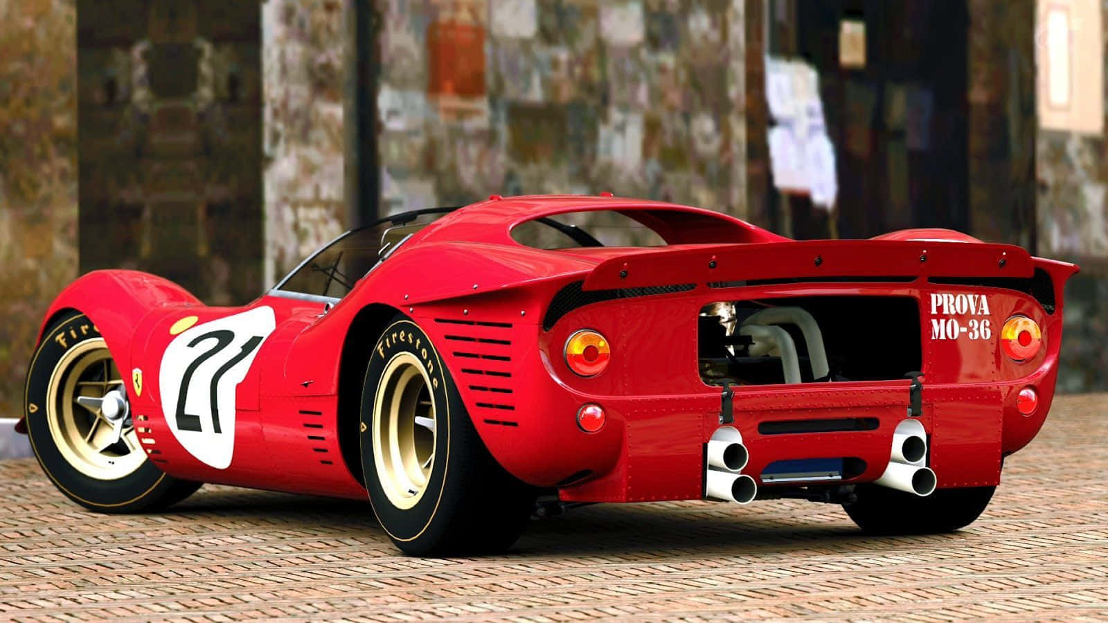 Ferrari 330 Fitted With Ducktail Spoiler
