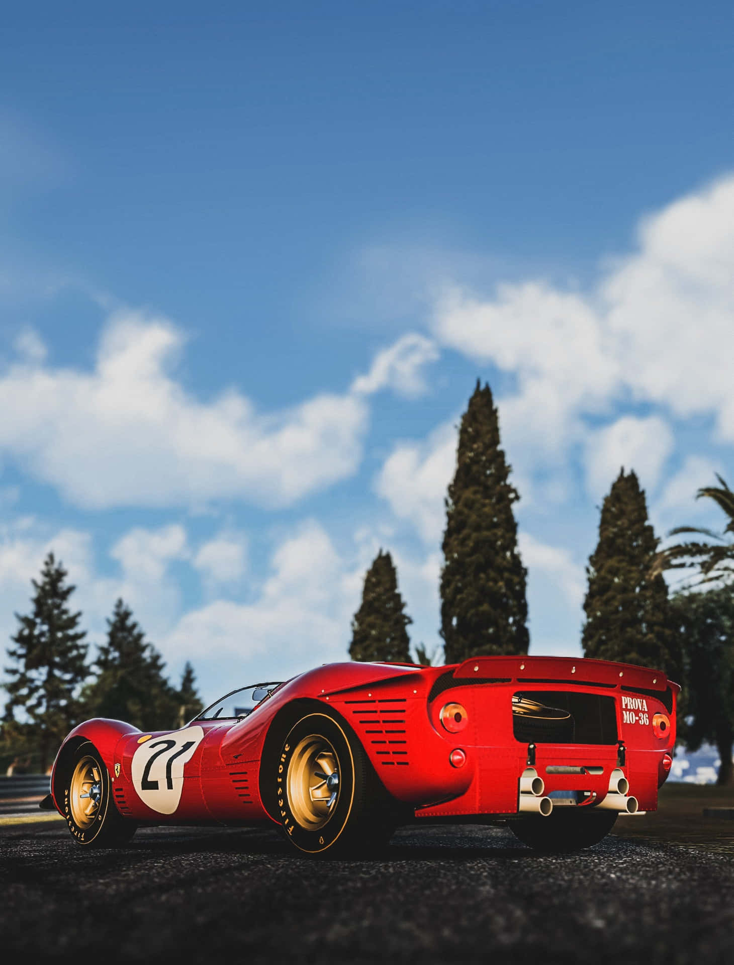 Ferrari 330 Vintage Sports Car