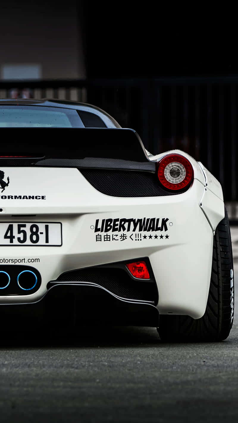 Ferrari 458 Gtb - Libertywalk Background