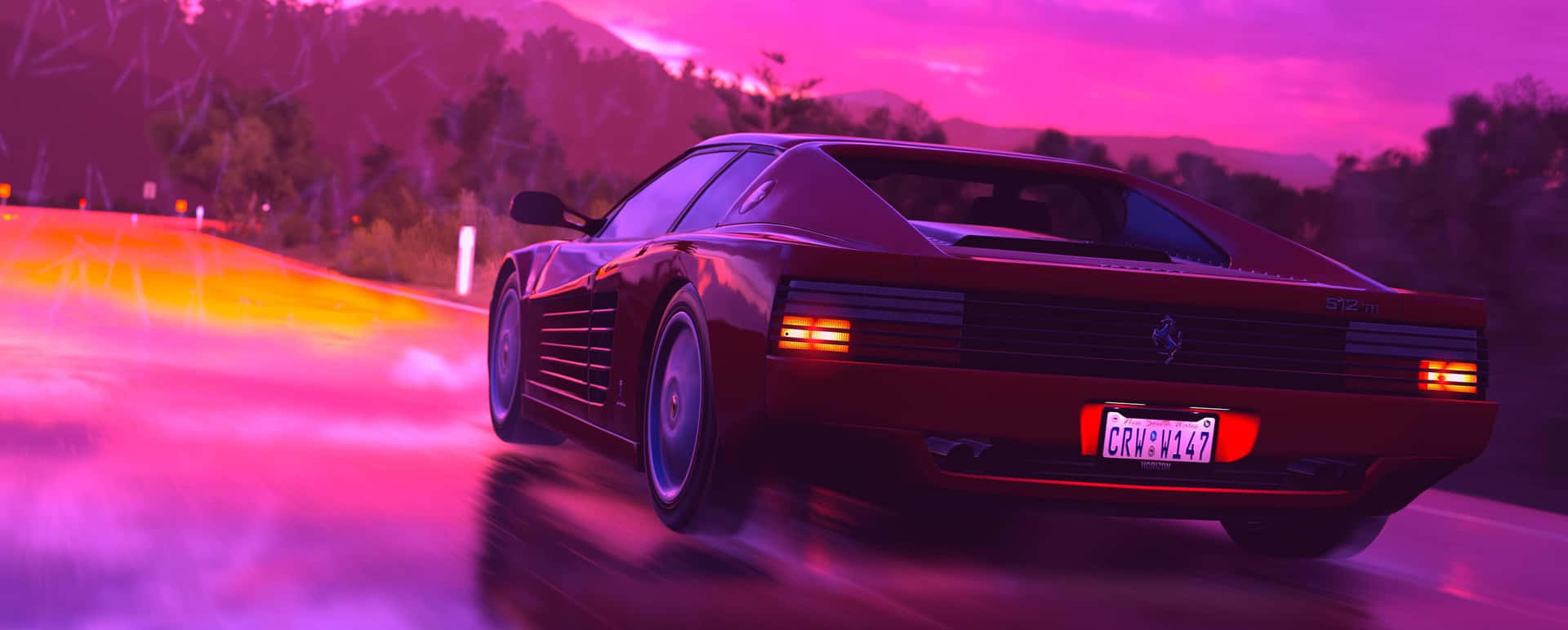 Ferrari Classic, A Timeless Masterpiece Background