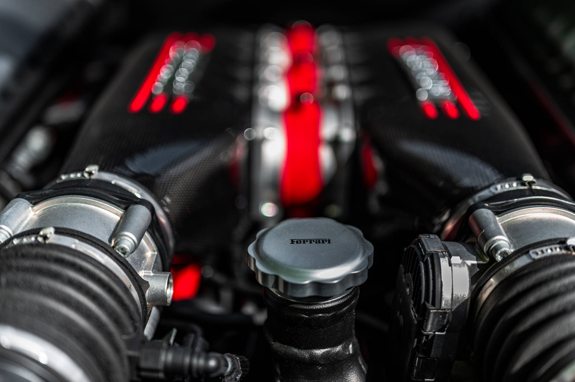 \ Ferrari Engine Background