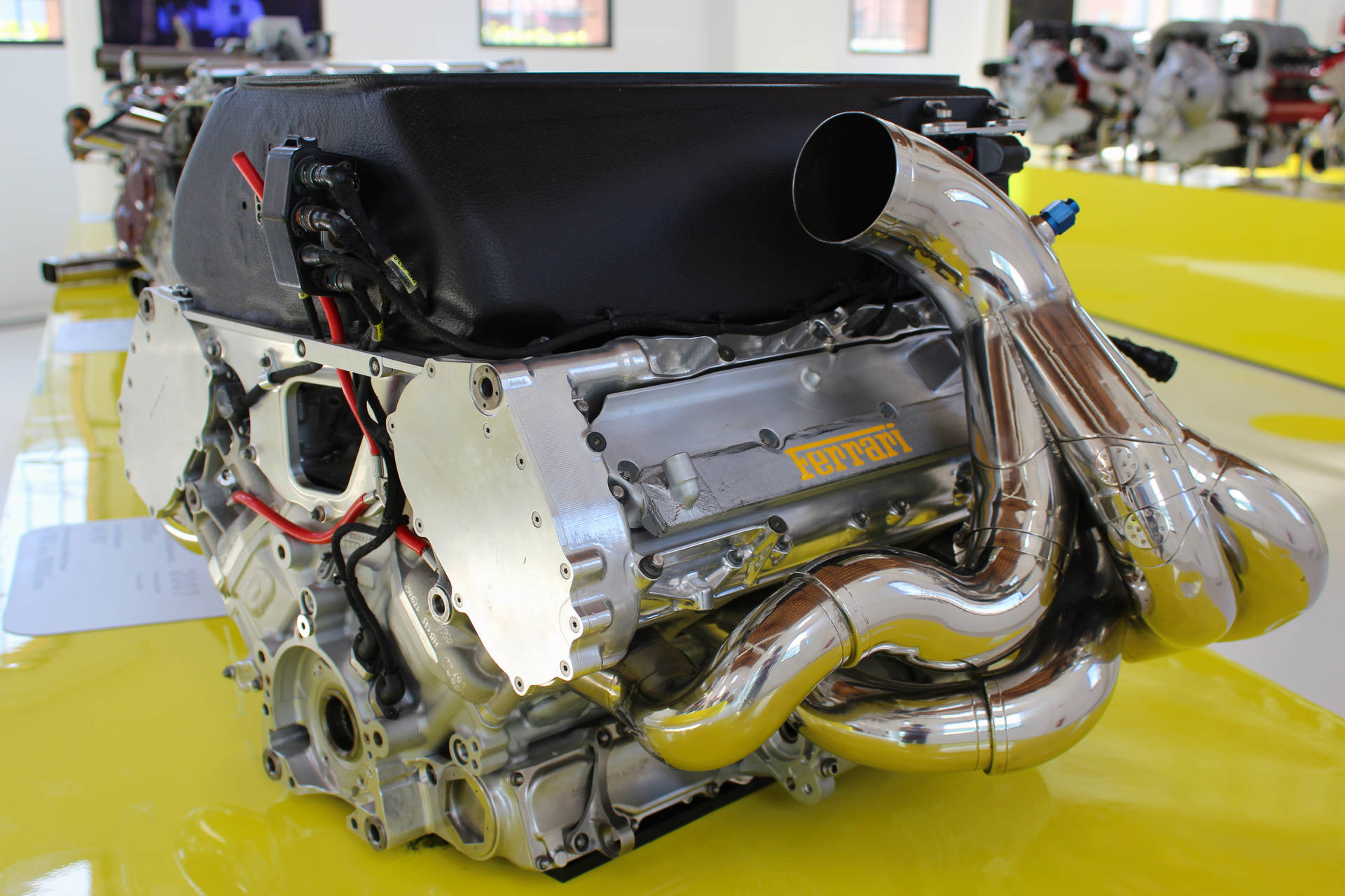 Ferrari Engine Background