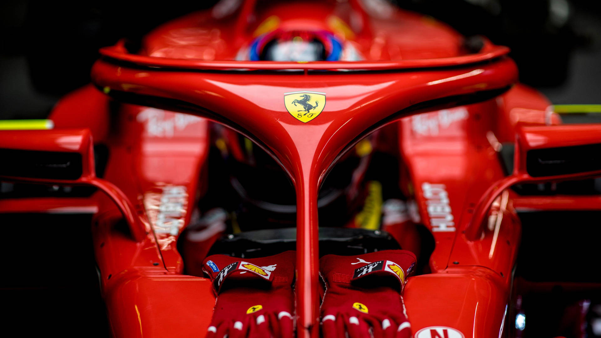 Ferrari F1 2018 Front Logo Background